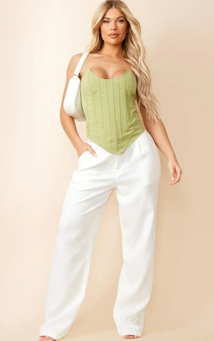 PrettyLittleThing Corsets*Cargo Boned Longline Structured Corset