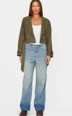 PrettyLittleThing Trench Coats*Cropped Trench Coat