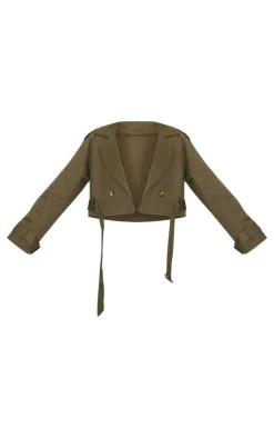 PrettyLittleThing Trench Coats*Cropped Trench Coat