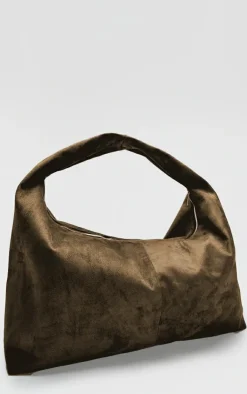 PrettyLittleThing Shoppers*Faux Suede Oversized Slouchy Tote Bag