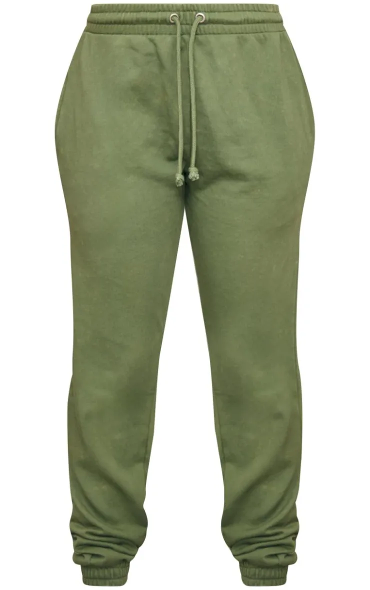 Clearance PrettyLittleThing High Waisted Cuffed Sweatpants Khaki