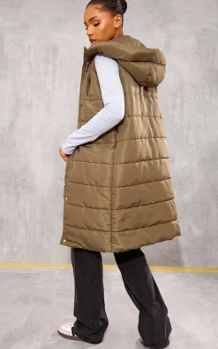 PrettyLittleThing Puffer Jackets*Longline Puffer Vest