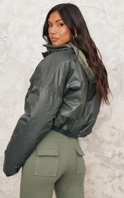 PrettyLittleThing Puffer Jackets*Pocket Detail Lightweight Puffer Jacket