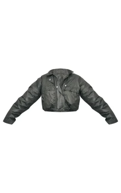 PrettyLittleThing Puffer Jackets*Pocket Detail Lightweight Puffer Jacket