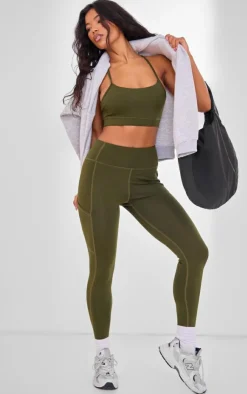 PrettyLittleThing Seamless Gym Wear*Pocket Detail Sculpt Leggings