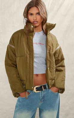 PrettyLittleThing Winter Coats & Jackets*Quilted Padded Longline Jacket