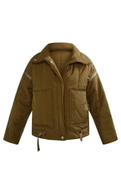 PrettyLittleThing Winter Coats & Jackets*Quilted Padded Longline Jacket