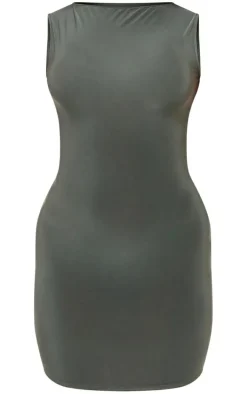 Slinky Square Bodycon Dress-PrettyLittleThing Outlet