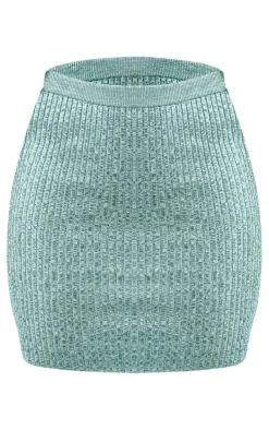 Best PrettyLittleThing Space Dye Mini Skirt Khaki