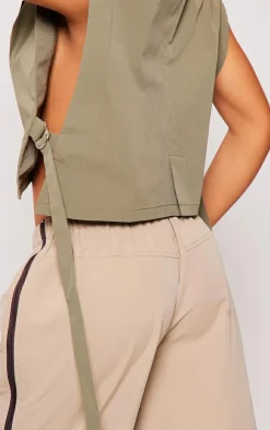PrettyLittleThing Shirts*Tailored Button Oversized Vest