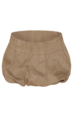 PrettyLittleThing Christmas Shop*Twill Low Rise Puffball Mini Skirt