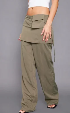 Woven Skirt Pants-PrettyLittleThing Sale