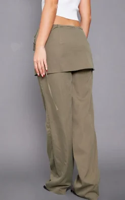 Woven Skirt Pants-PrettyLittleThing Sale
