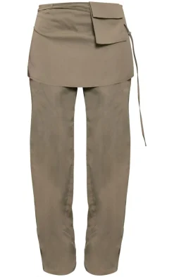 Woven Skirt Pants-PrettyLittleThing Sale