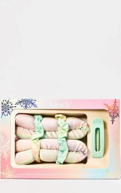 PrettyLittleThing Hair Care*Kitsch Hair Hero Xl Satin Heatless Hair Curling 4 Piece Set - Aura