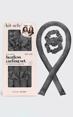 PrettyLittleThing Hair Care*Kitsch Satin Heatless Curler 3 Piece Set