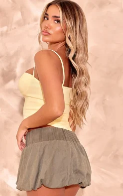 Curved Hem Bengaline Corset-PrettyLittleThing Best