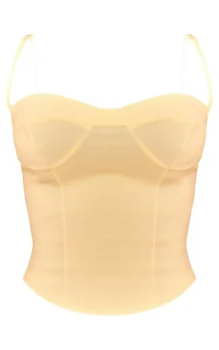 Curved Hem Bengaline Corset-PrettyLittleThing Best