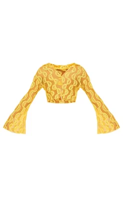 PrettyLittleThing Blouses*Printed Chiffon Embroidered Shirt