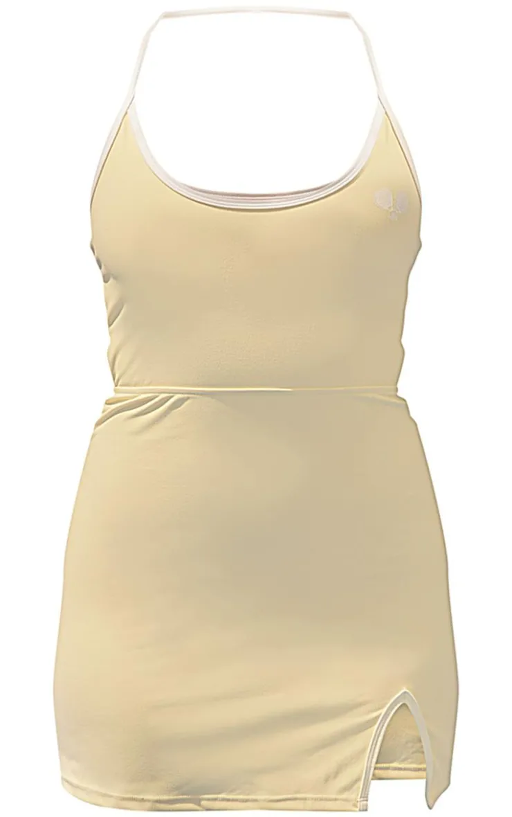 PrettyLittleThing Gym Wear*Strappy Binding Sculpt Tennis Dress