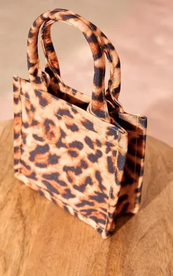 PrettyLittleThing Crossbody Bags*Print Canvas Cross Body Tote