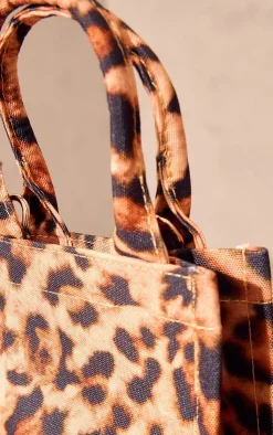 PrettyLittleThing Crossbody Bags*Print Canvas Cross Body Tote