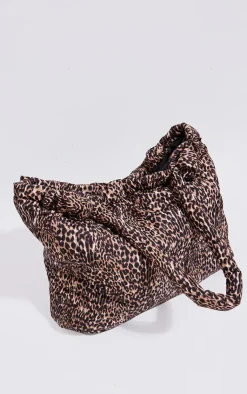 PrettyLittleThing Shoppers*Print Nylon Padded Tube Handle Tote Bag