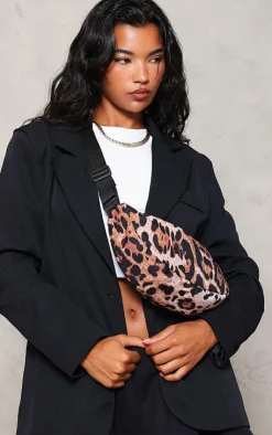 PrettyLittleThing Crossbody Bags*Print Nylon Simple Cross Body Bag