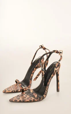 PrettyLittleThing High Heels*PU Point Toe Barley There High Heel Sandals