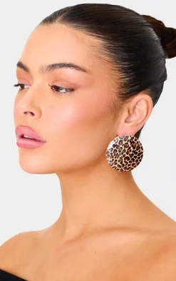 PrettyLittleThing Statement Earrings*Round Oversized Statement Earrings