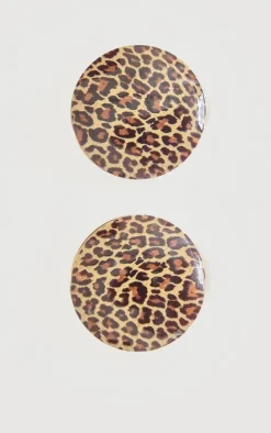 PrettyLittleThing Statement Earrings*Round Oversized Statement Earrings