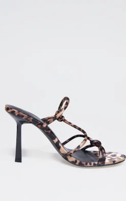 PrettyLittleThing Mules*Satin Round Toe Heeled Mules