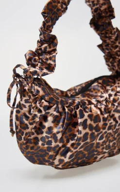PrettyLittleThing Shoulder Bags*Satin Scrunched Handle Shoulder Bag