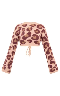 PrettyLittleThing Sweaters*Soft Knit Open Back Sweater
