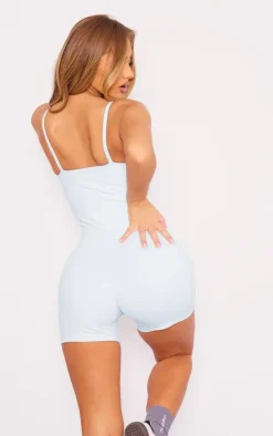 PrettyLittleThing Unitards*Sculpt Sleeveless Short Unitard