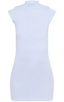 PrettyLittleThing Snatched*Snatched Rib Cap Sleeve Bodycon Dress