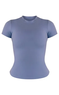 PrettyLittleThing Snatched*Snatched Sculpt Short Sleeve T Shirt