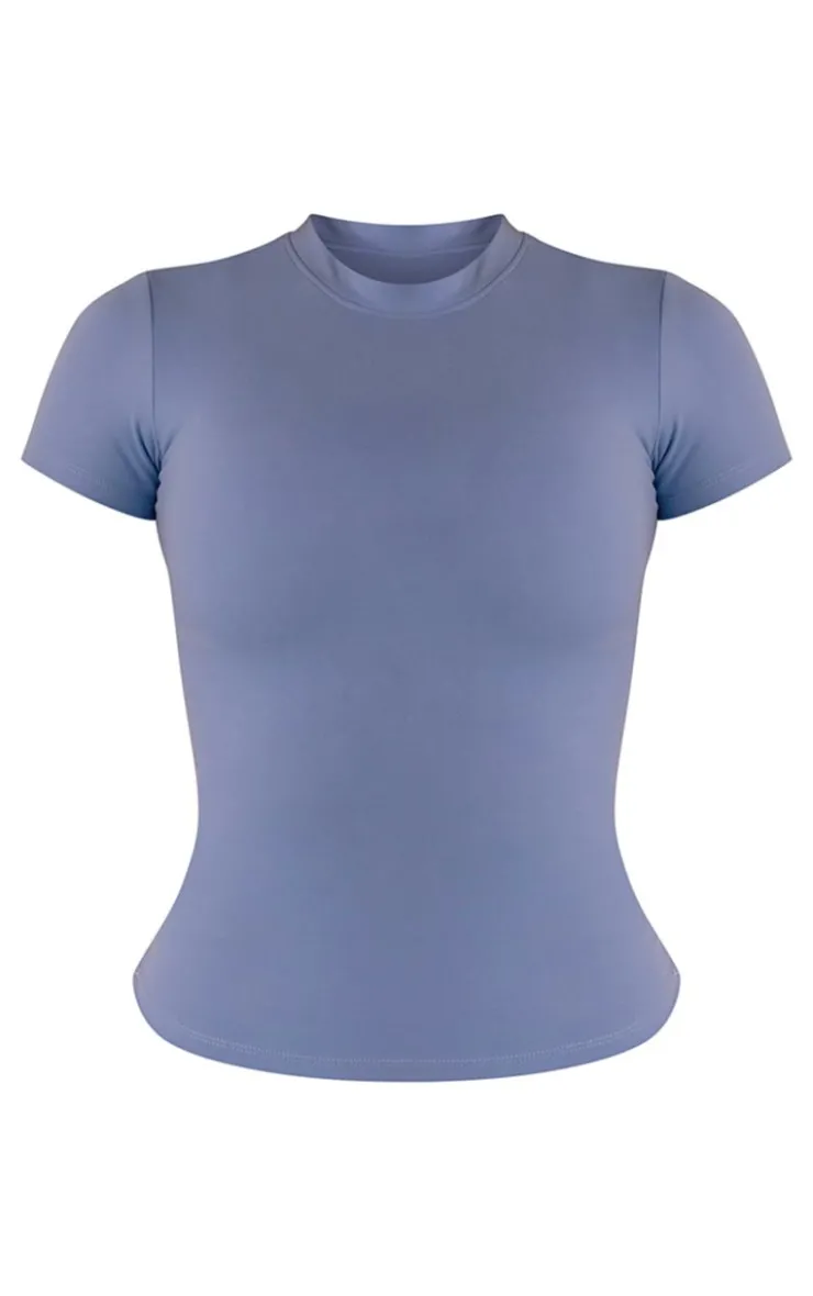 PrettyLittleThing Snatched*Snatched Sculpt Short Sleeve T Shirt