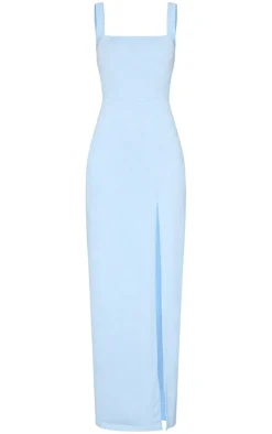 Straight Neck Maxi Dress-PrettyLittleThing Discount