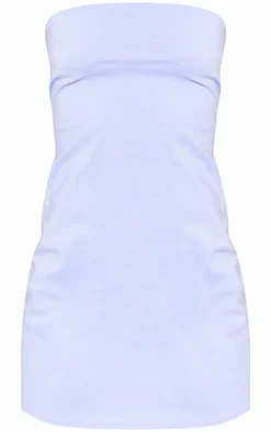 Woven Bow Back Bandeau Bodycon Dress-PrettyLittleThing Outlet