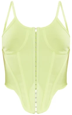PrettyLittleThing Corsets*Bandage Dip Hem Hook And Eye Corset