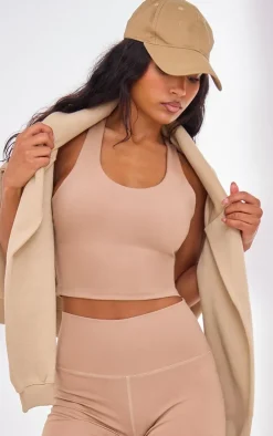 PrettyLittleThing Workout Tops*Padded Cross Back Sculpt Top