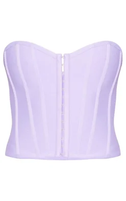 Bandage Hook And Eye Structured Corset-PrettyLittleThing Online