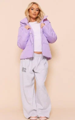 PrettyLittleThing Puffer Jackets*Contrast Hood Puffer Jacket