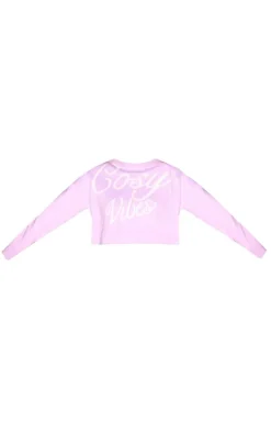PrettyLittleThing Sweaters*Cosy Vibes Crop Christmas Sweater