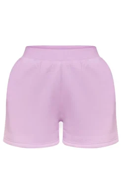 Outlet PrettyLittleThing Oversized Thick Waistband Runner Shorts Lilac