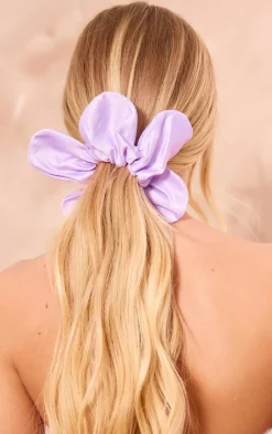 PrettyLittleThing Hair Accessories*Satin Oversized Flower Scrunchie