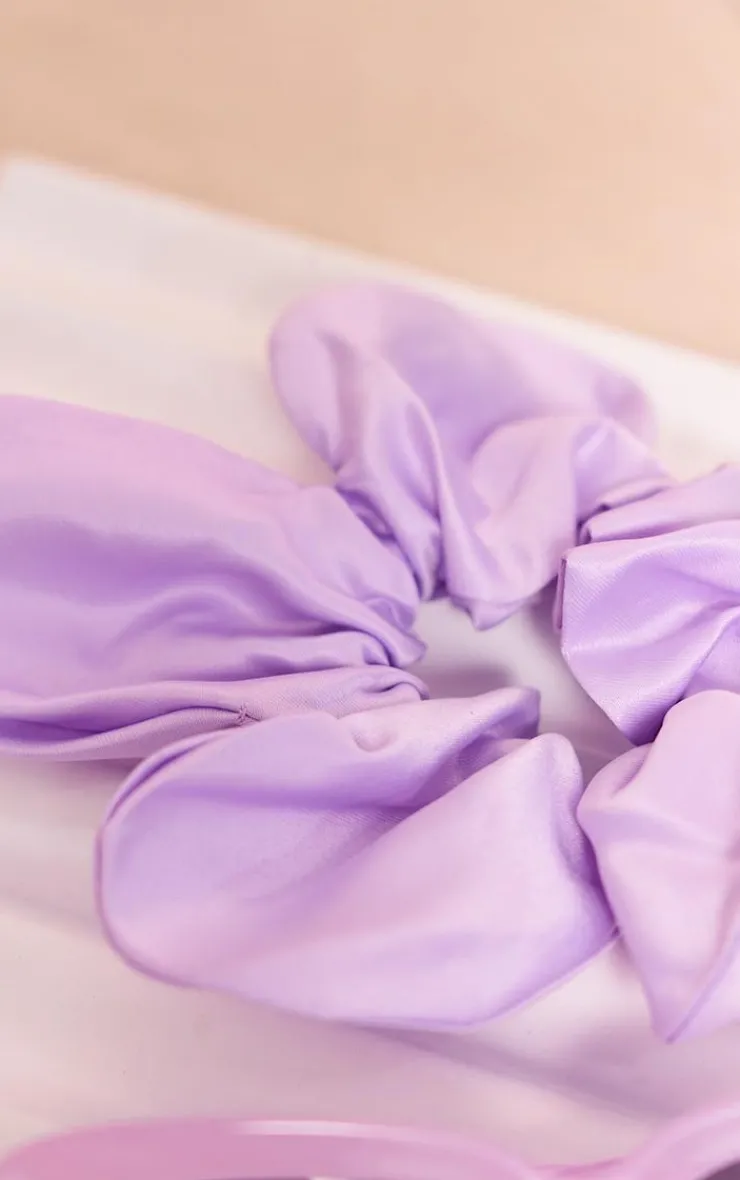 PrettyLittleThing Hair Accessories*Satin Oversized Flower Scrunchie