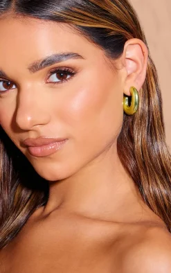 PrettyLittleThing Hoop Earrings*Metallic Hoop Earrings