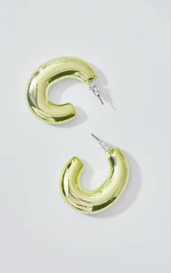 PrettyLittleThing Hoop Earrings*Metallic Hoop Earrings